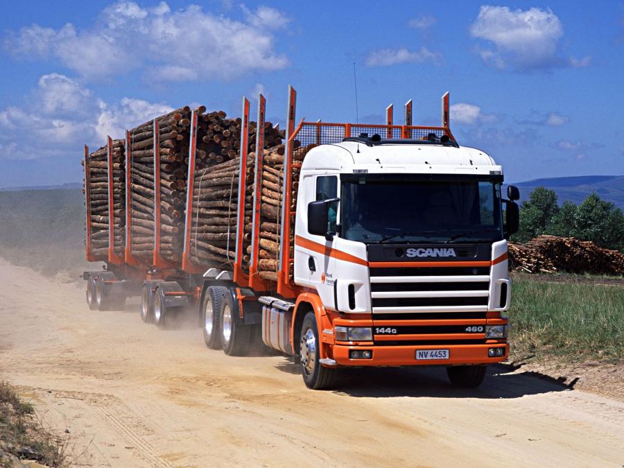  Scania R144G 460 6x4 Timber Truck 1995 года  (ZA) (фото 1 из 2)